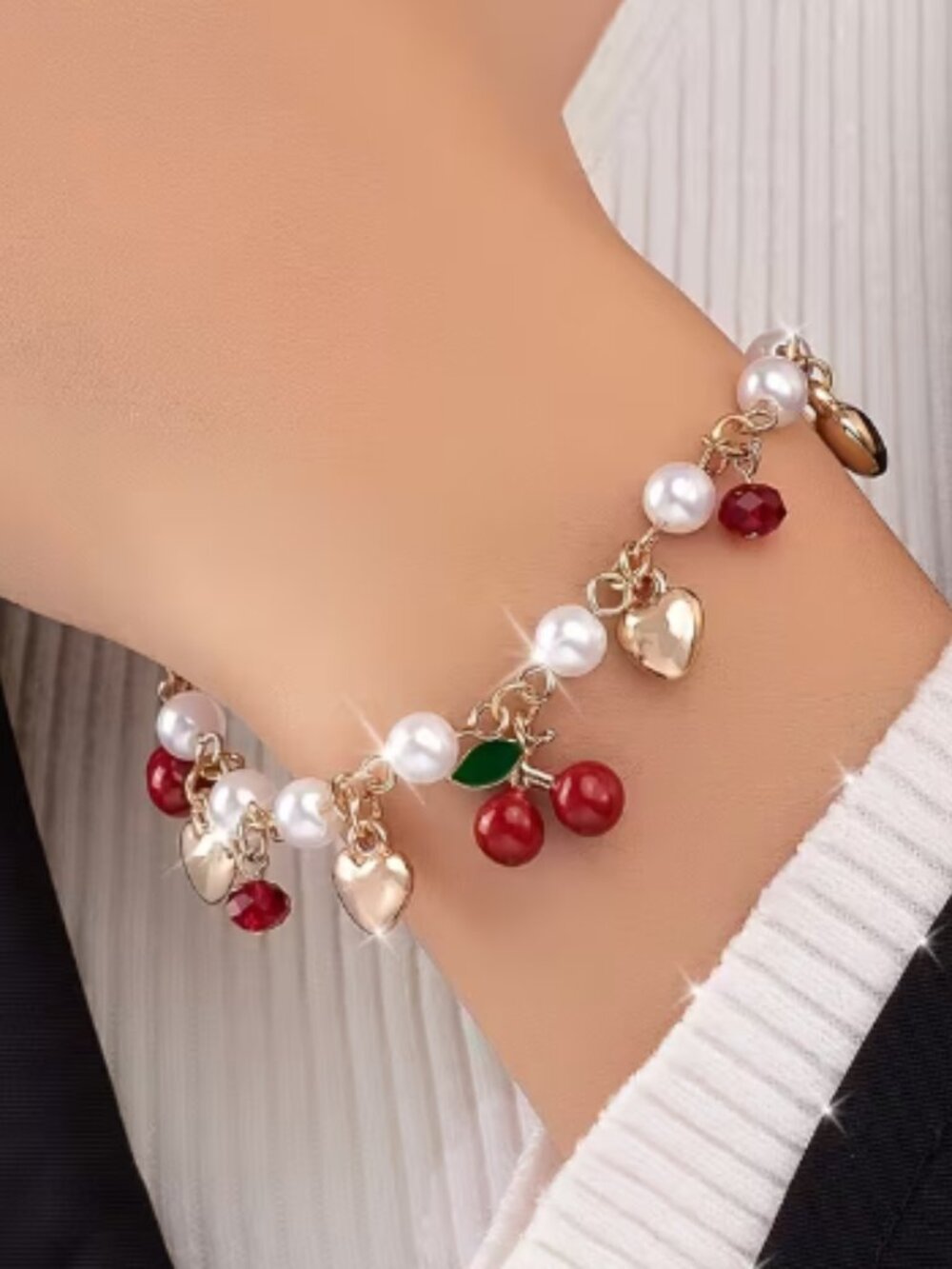 Cherry Charm Bracelet